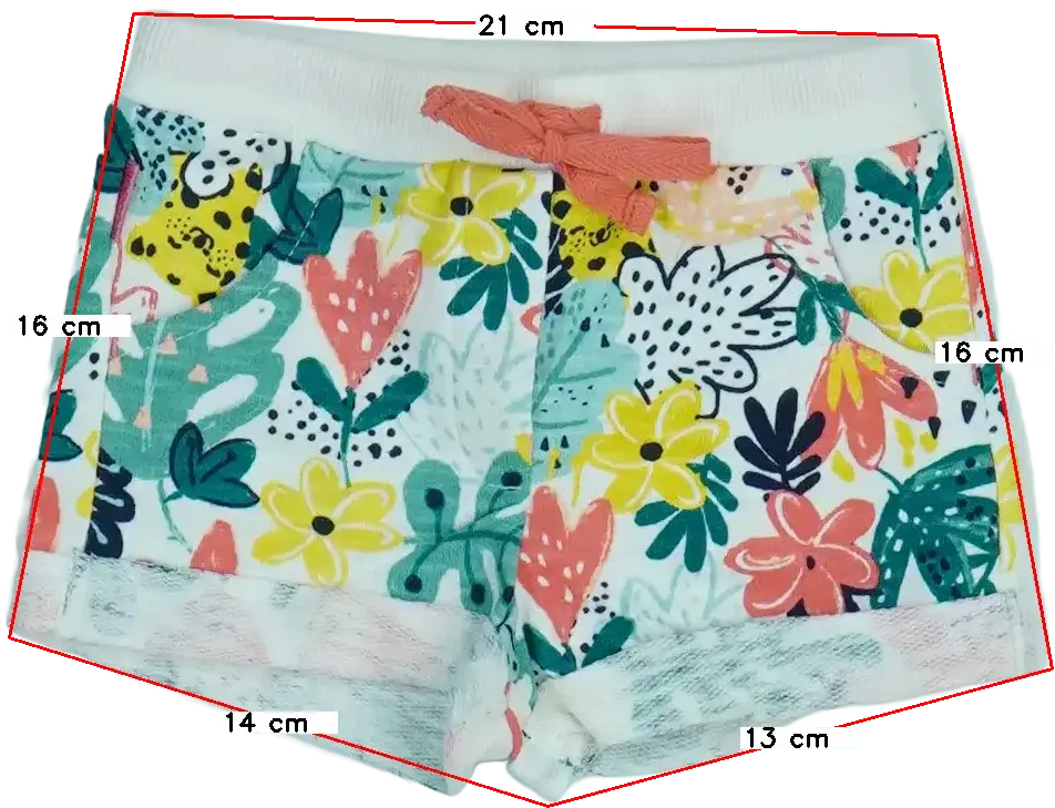 Fehér Boboli Rövidnadrág EU 74 / UK 6-9 hónap / US 6-9 hónap