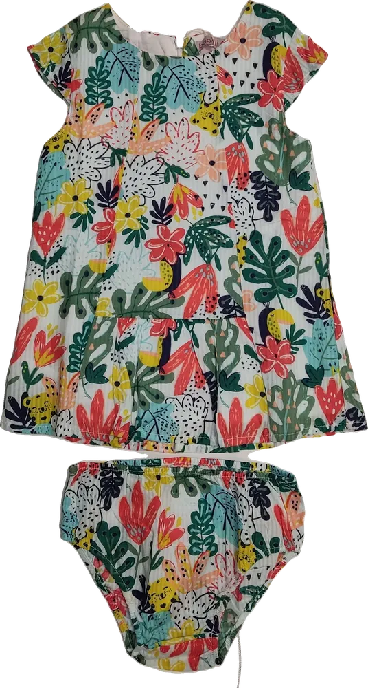 Multicoloured Boboli 2-piece set - Dress EU 86 / UK 12-18 months / US 18 months
