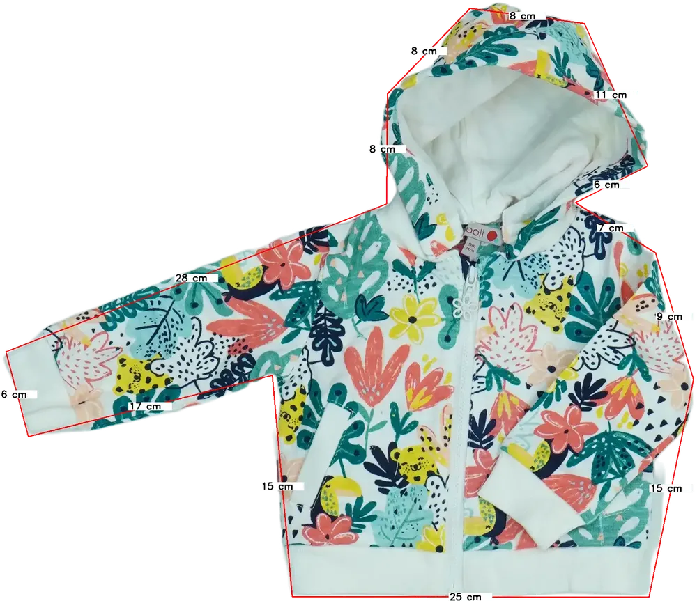 Többszínű Boboli Kapucnis pulóver EU 74 / UK 6-9 hónap / US 6-9 hónap