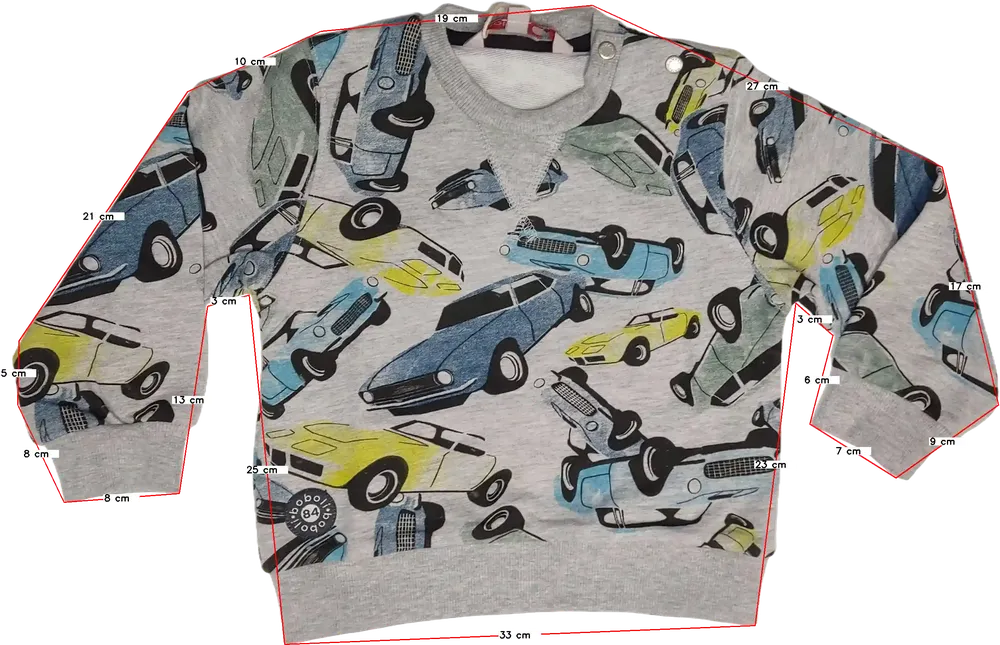 Szürke Boboli Pulóver EU 80 / UK 9-12 hónap / US 12 hónap