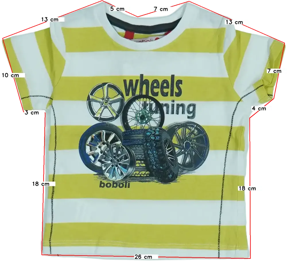 Fehér Boboli Póló EU 74 / UK 6-9 hónap / US 6-9 hónap