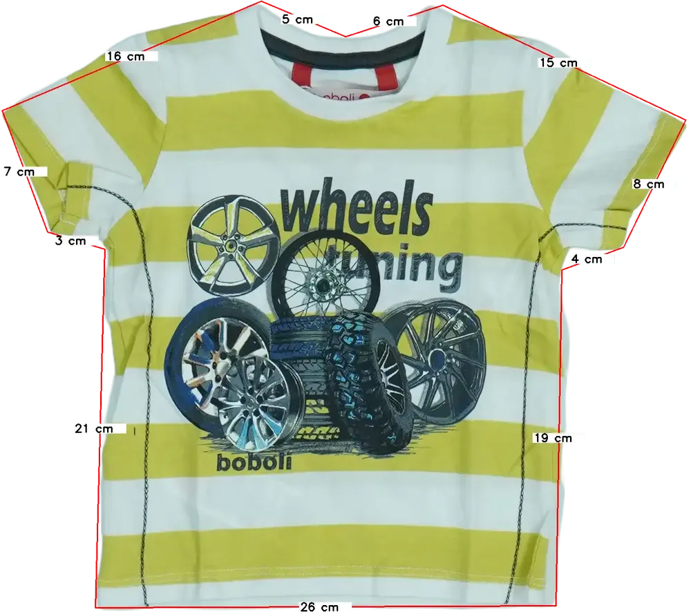 Fehér Boboli Póló EU 80 / UK 9-12 hónap / US 12 hónap