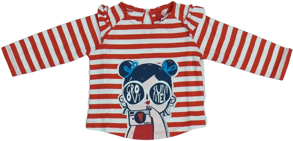 Fehér Boboli Hosszú ujjú felső EU 68 / UK 3-6 hónap / US 3-6 hónap