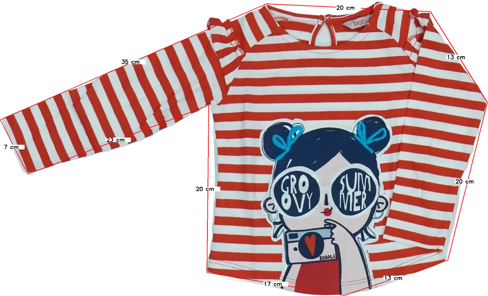 Fehér Boboli Hosszú ujjú felső EU 86 / UK 12-18 hónap / US 18 hónap