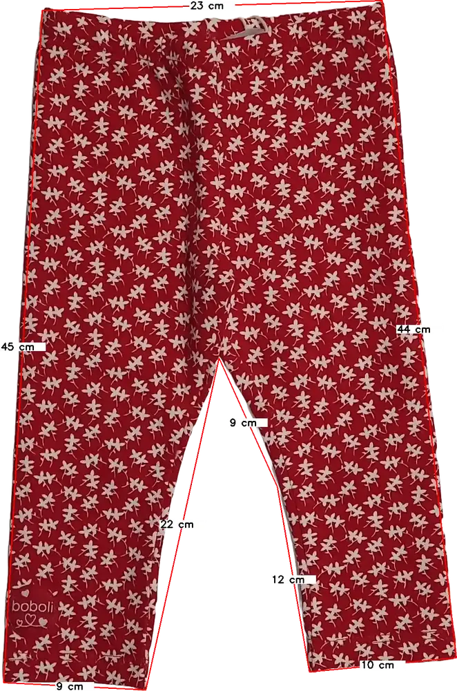 Piros Boboli Leggings EU 68 / UK 3-6 hónap / US 3-6 hónap