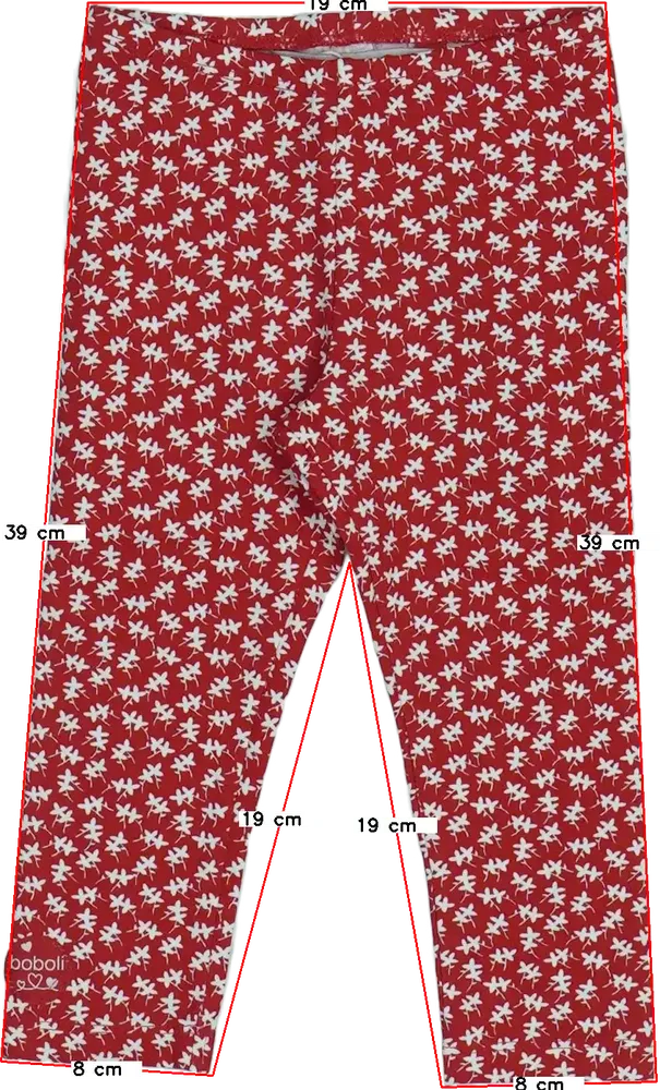 Piros Boboli Leggings EU 80 / UK 9-12 hónap / US 12 hónap