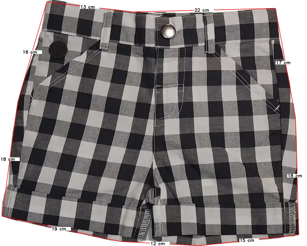 Fehér Boboli Rövidnadrág EU 80 / UK 9-12 hónap / US 12 hónap