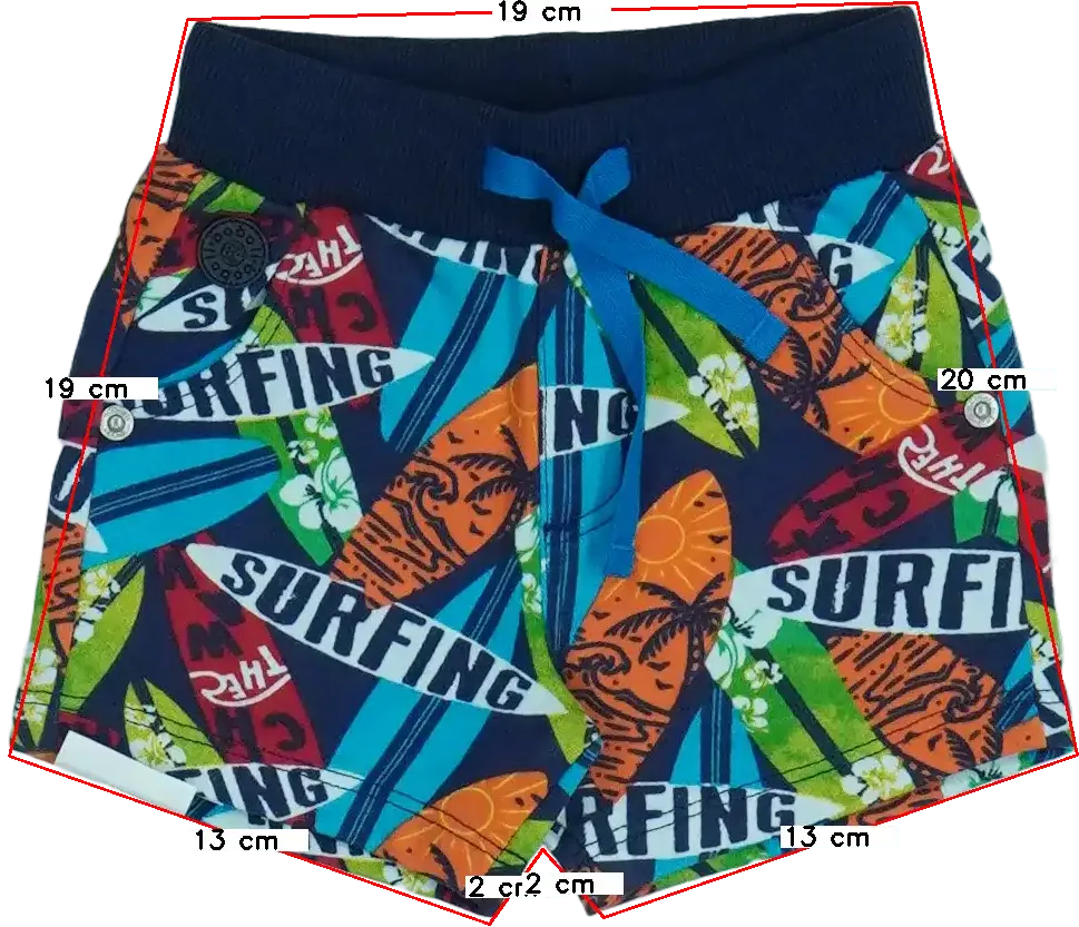 Többszínű Boboli Rövidnadrág EU 68 / UK 3-6 hónap / US 3-6 hónap