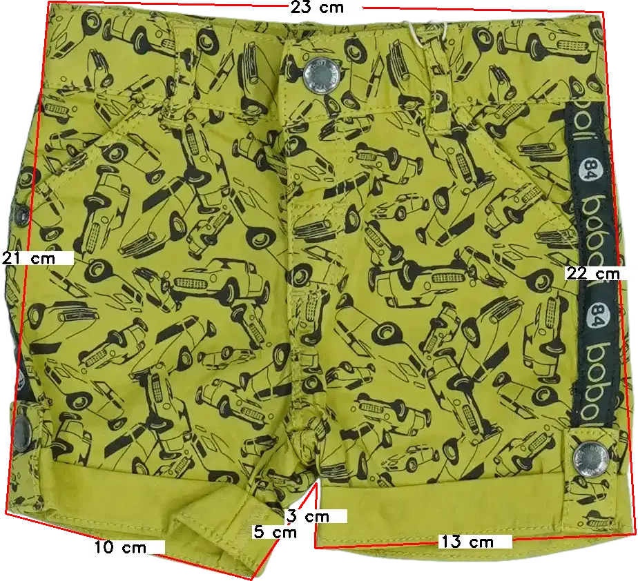 Sárga Boboli Rövidnadrág EU 74 / UK 6-9 hónap / US 6-9 hónap