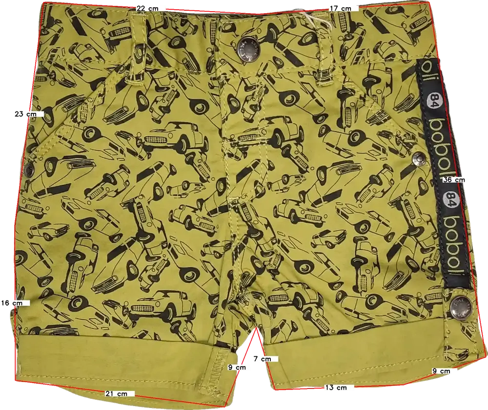 Sárga Boboli Rövidnadrág EU 80 / UK 9-12 hónap / US 12 hónap