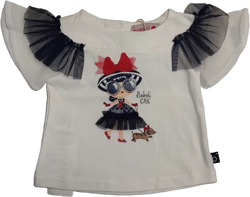 Fehér Boboli Póló EU 62 / UK 0-3 hónap / US 0-3 hónap