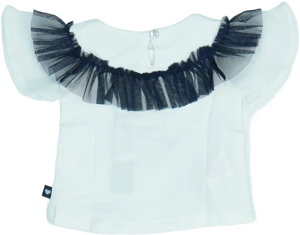 Fehér Boboli Póló EU 68 / UK 3-6 hónap / US 3-6 hónap