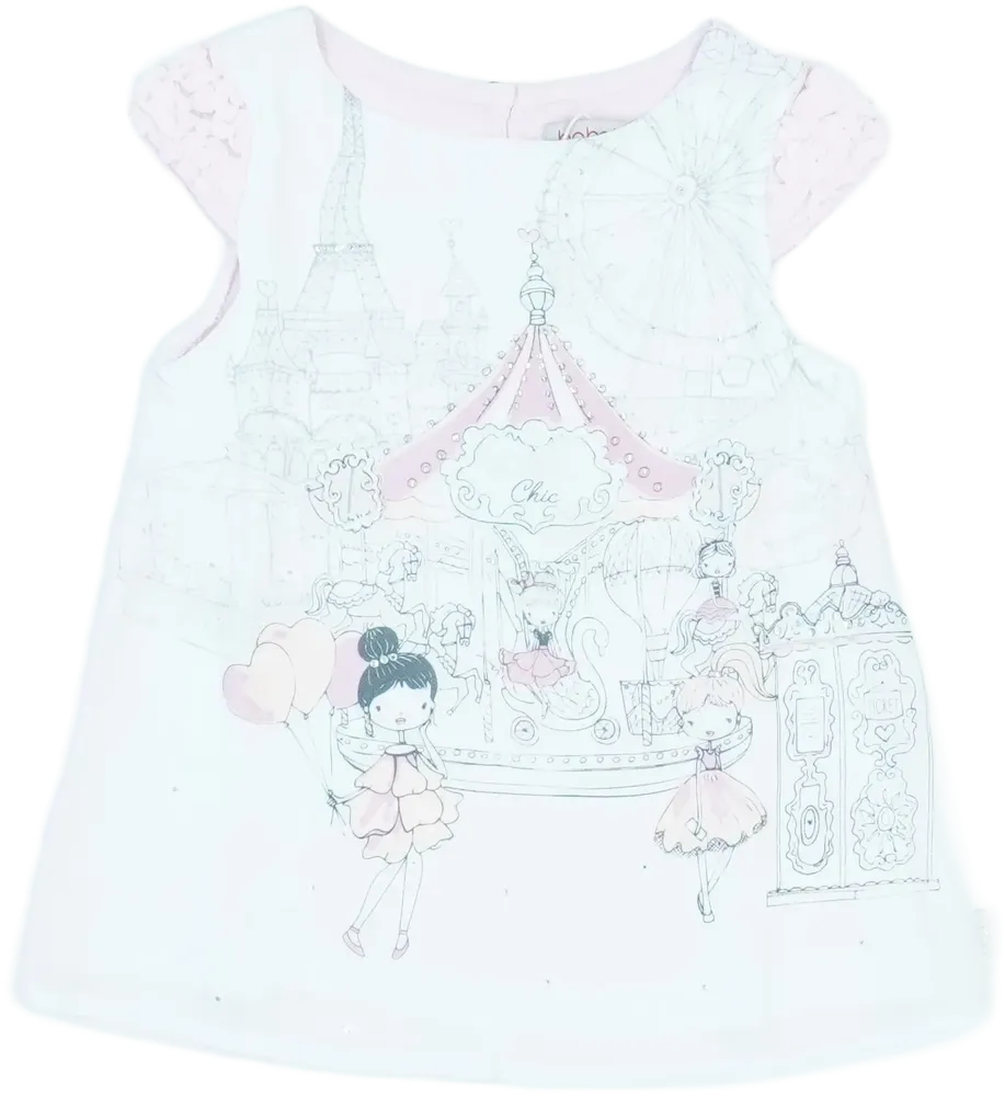 Rózsaszín Boboli Ruha EU 74 / UK 6-9 hónap / US 6-9 hónap