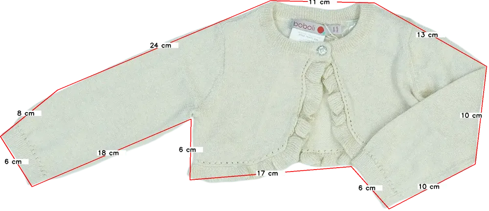 Arany Boboli Bolero EU 74 / UK 6-9 hónap / US 6-9 hónap