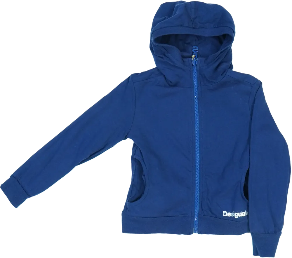 Kék Desigual Kapucnis pulóver EU 104 / UK 4 év / US 4T/XS
