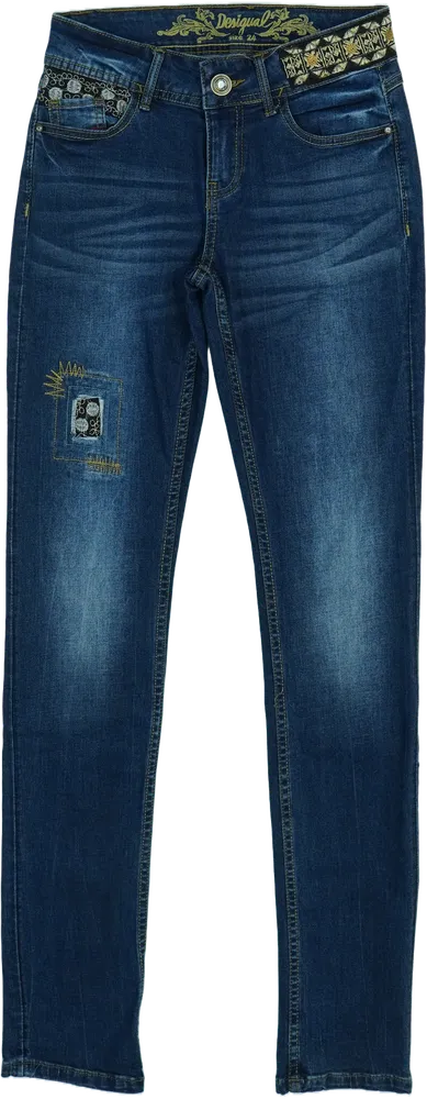 Kék Desigual Farmernadrág EU 24