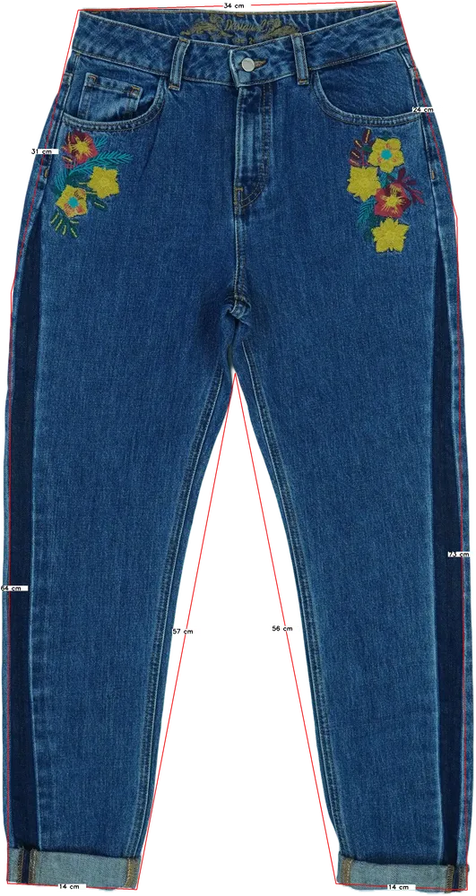 Kék Desigual Farmernadrág EU 24