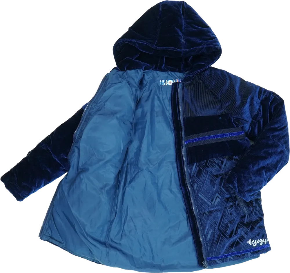 Kék Desigual Télikabát EU 128 / UK 8 év / US 8 év/M