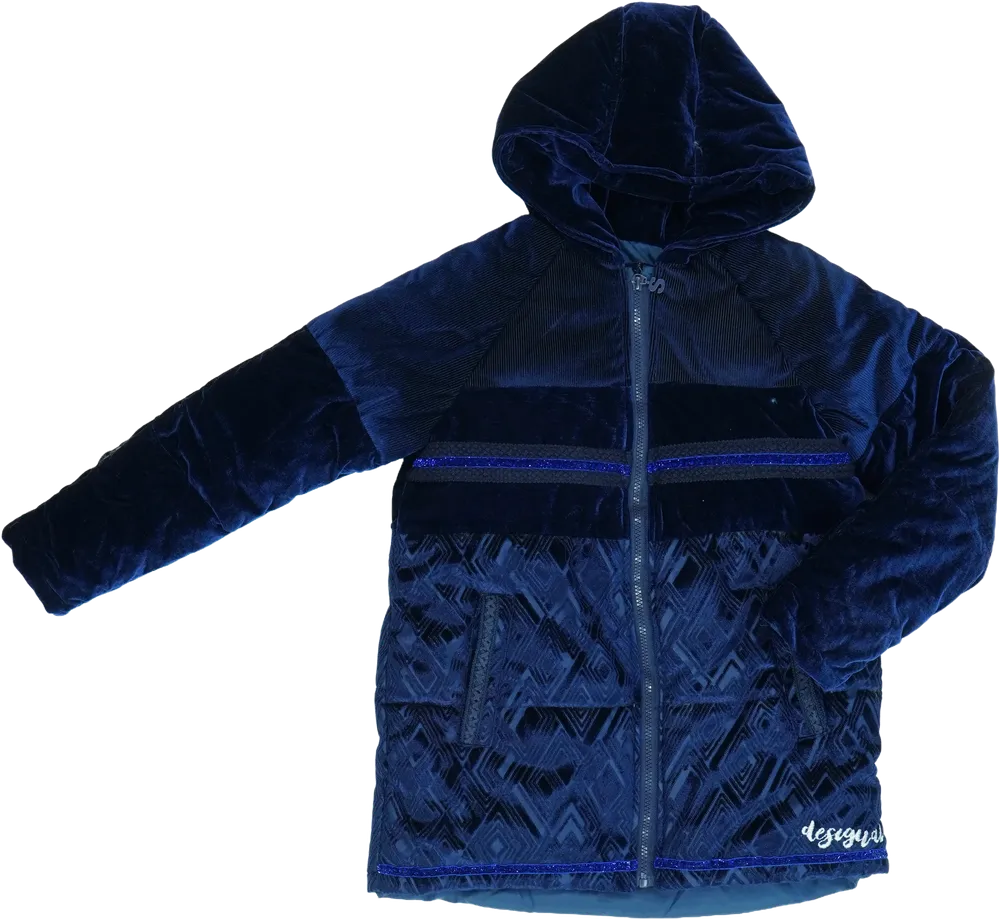 Kék Desigual Télikabát EU 128 / UK 8 év / US 8 év/M