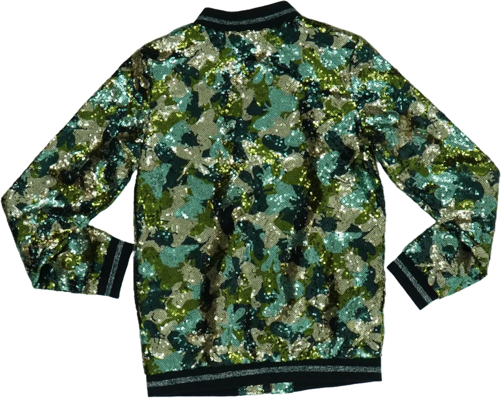 Zöld Desigual Átmeneti kabát EU 152 / UK 12 év / US 12 év/L