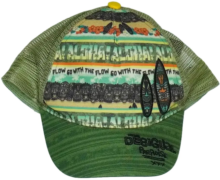 Zöld Desigual Baseball sapka EU 170 / UK 15 év / US XL