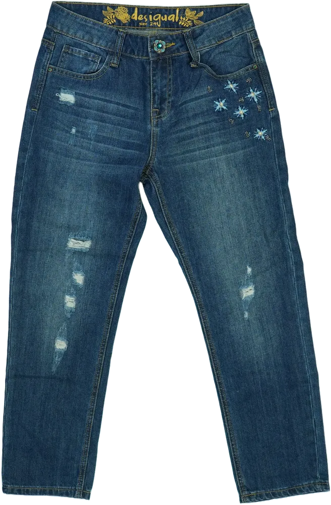 Kék Desigual Farmernadrág EU 24