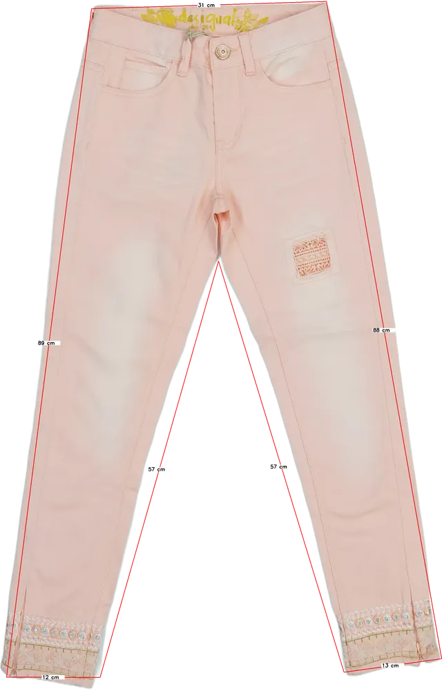 Rózsaszín Desigual Farmernadrág EU 24