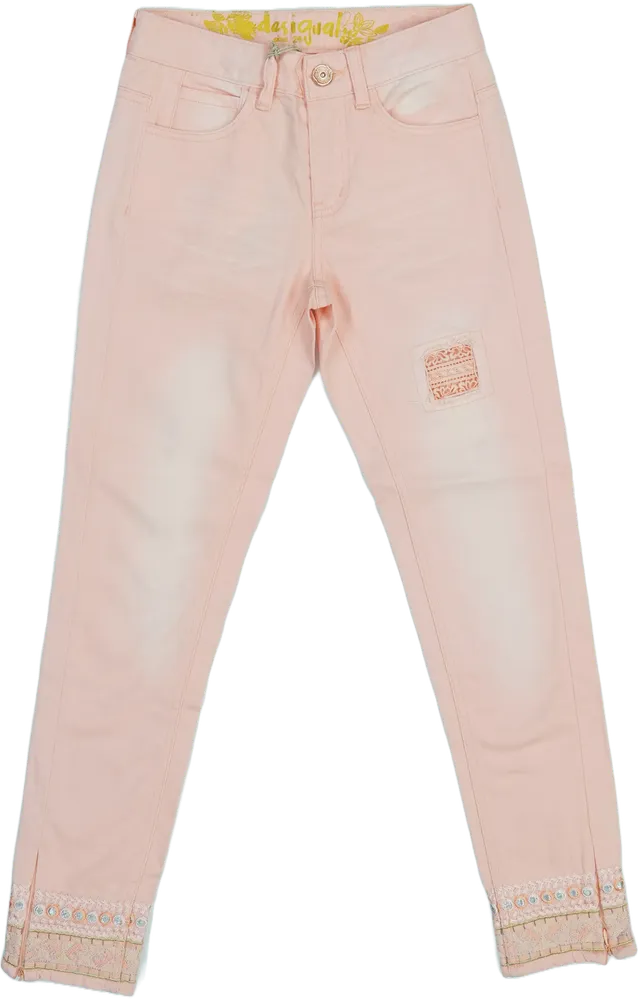 Rózsaszín Desigual Farmernadrág EU 24