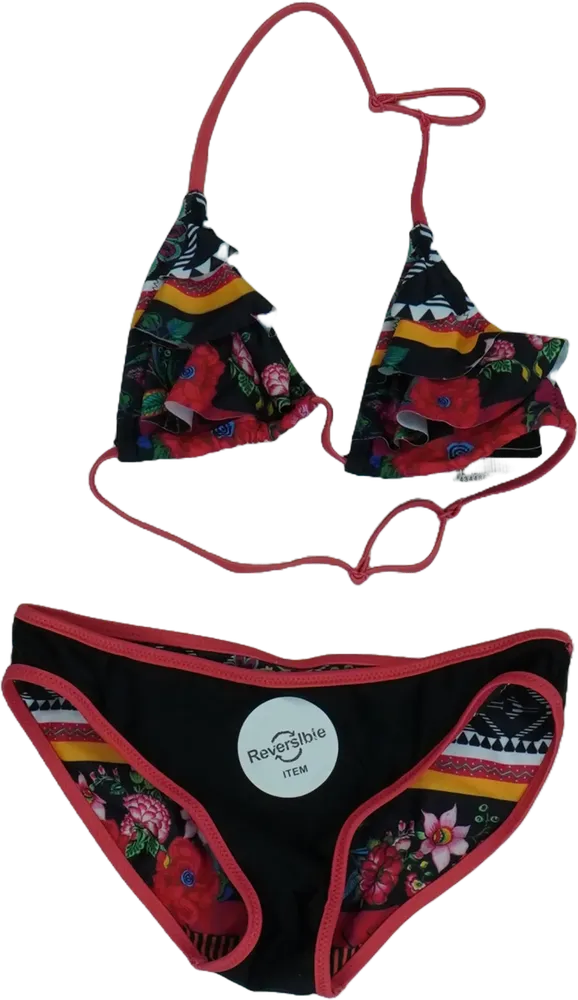Fekete Desigual Bikini EU 128 / UK 8 év / US 8 év/M