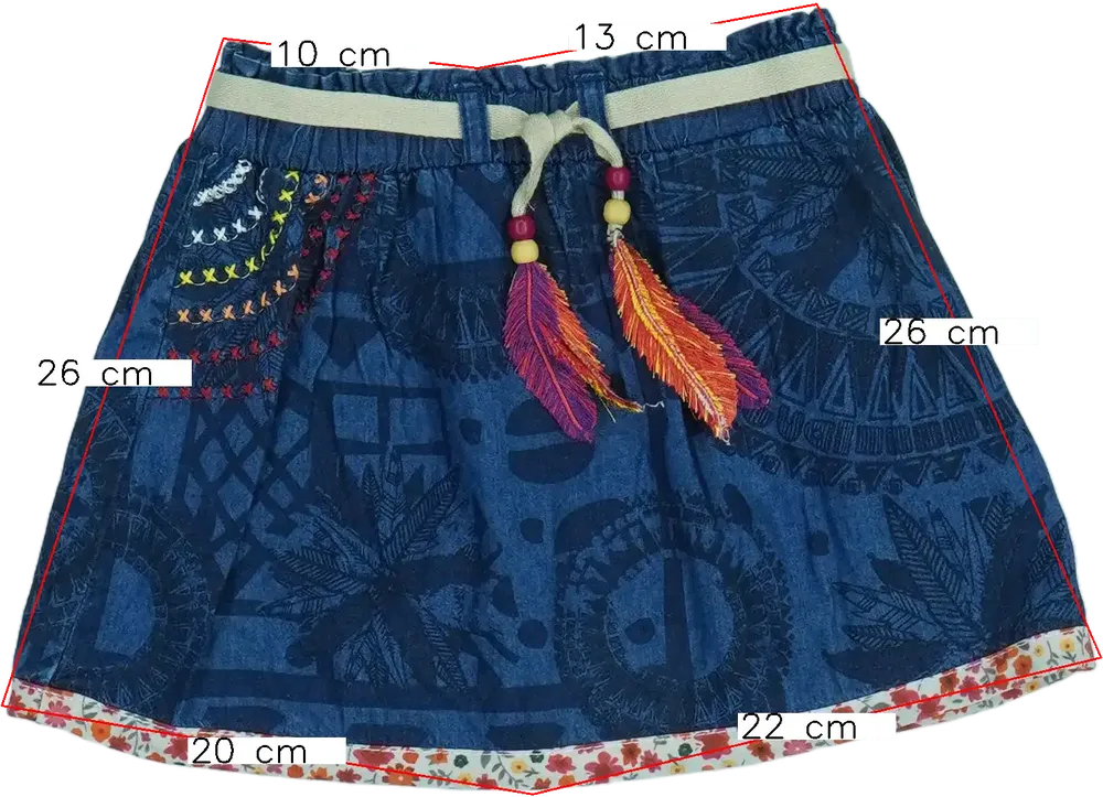 Kék Desigual Szoknya EU 116 / UK 6 év / US 6 év/S