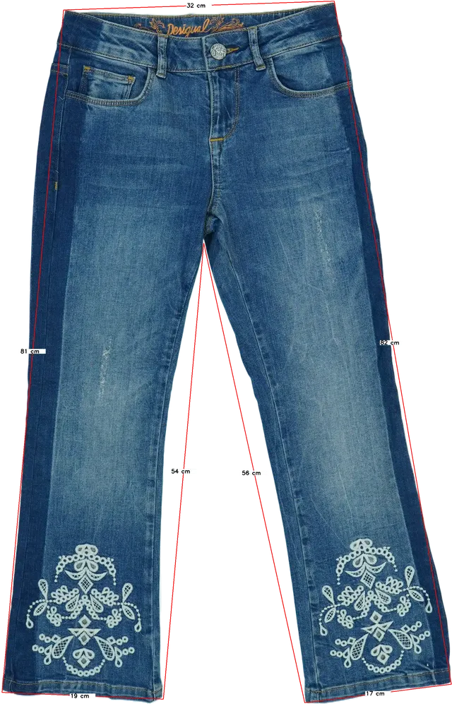 Kék Desigual Farmernadrág EU 24