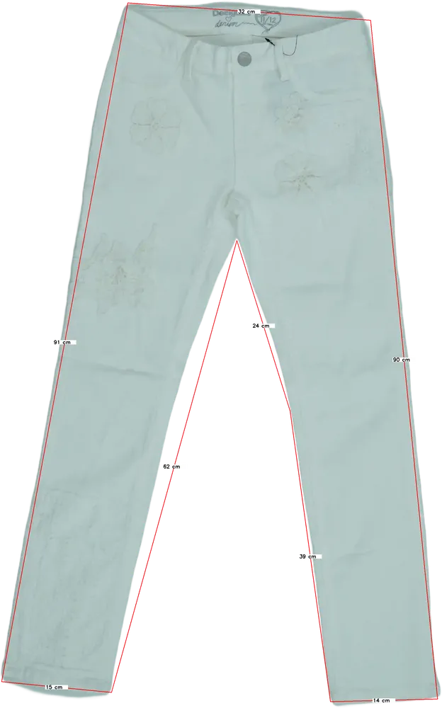 Kék Desigual Farmernadrág EU 152 / UK 12 év / US 12 év/L