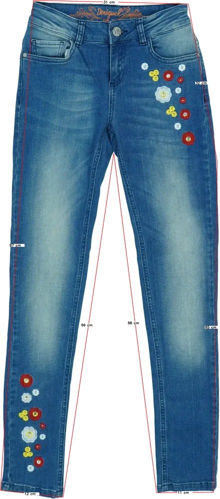 Kék Desigual Farmernadrág EU 26