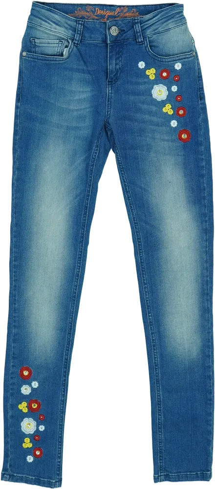 Kék Desigual Farmernadrág EU 26