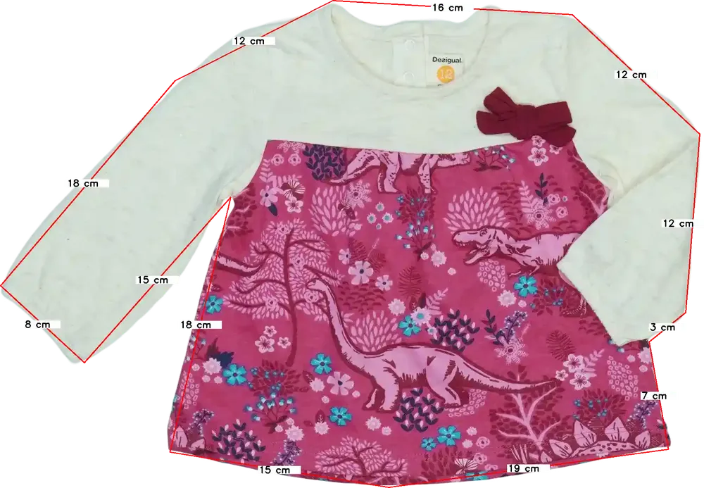 Barna Desigual Tunika EU 74 / UK 6-9 hónap / US 6-9 hónap