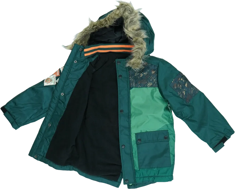 Zöld Desigual Télikabát EU 152 / UK 12 év / US 12 év/L