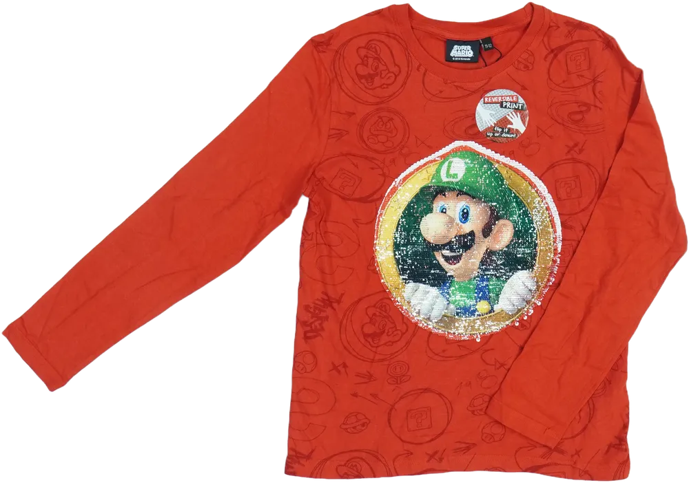 Piros Desigual Hosszú ujjú felső EU 152 / UK 12 év / US 12 év/L