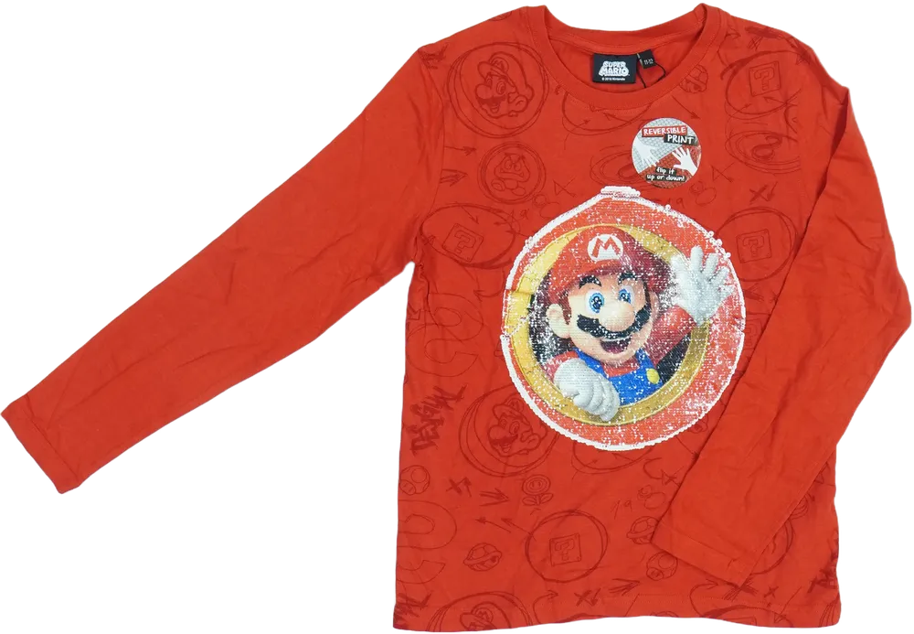 Piros Desigual Hosszú ujjú felső EU 152 / UK 12 év / US 12 év/L