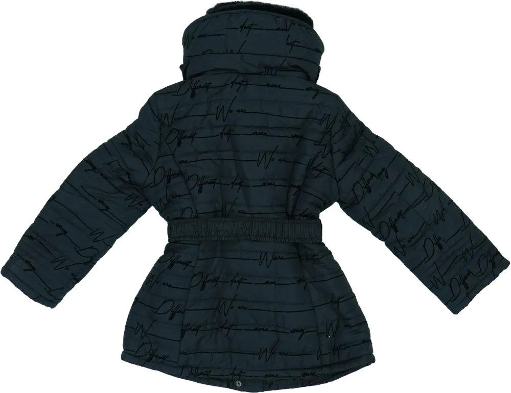 Fekete Desigual Télikabát EU 104 / UK 4 év / US 4T/XS