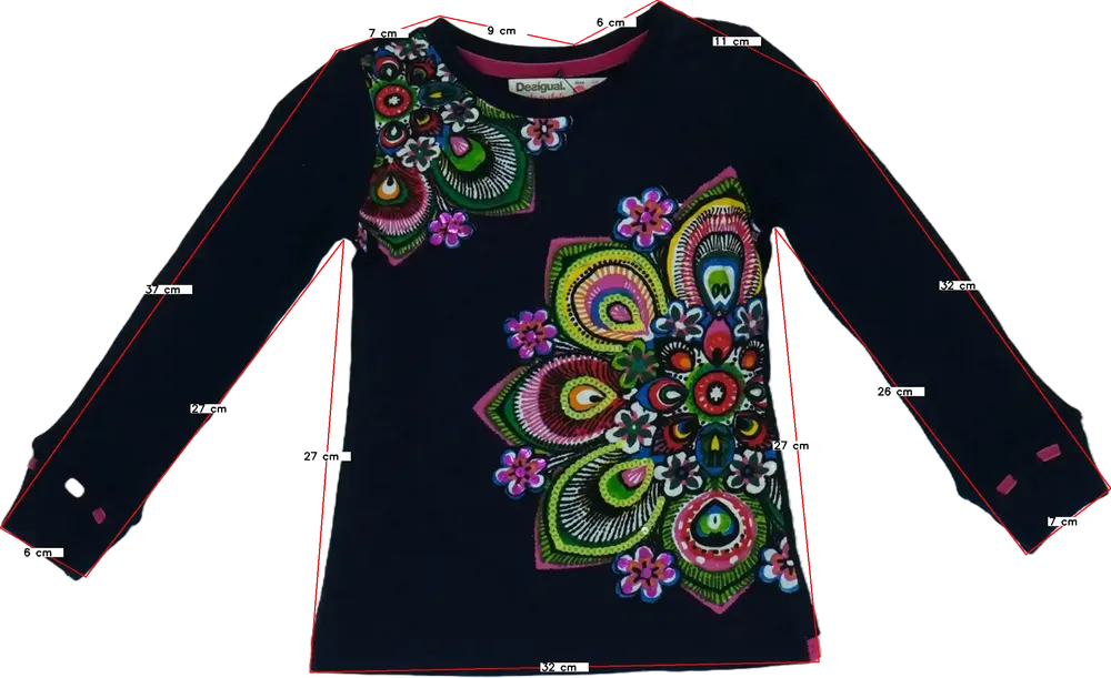Kék Desigual Kötött pulcsi EU 104 / UK 4 év / US 4T/XS