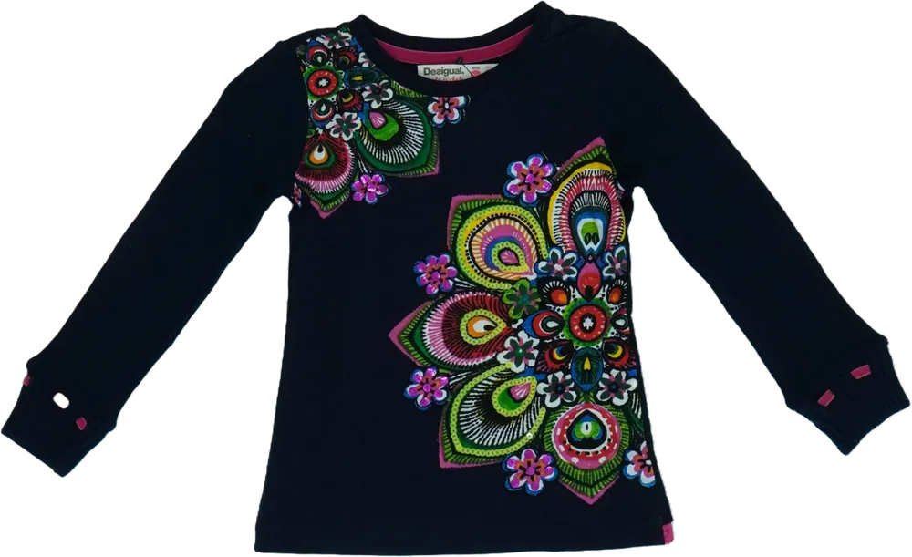 Kék Desigual Kötött pulcsi EU 104 / UK 4 év / US 4T/XS