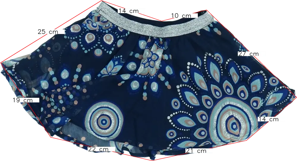 Kék Desigual Szoknya EU 116 / UK 6 év / US 6 év/S