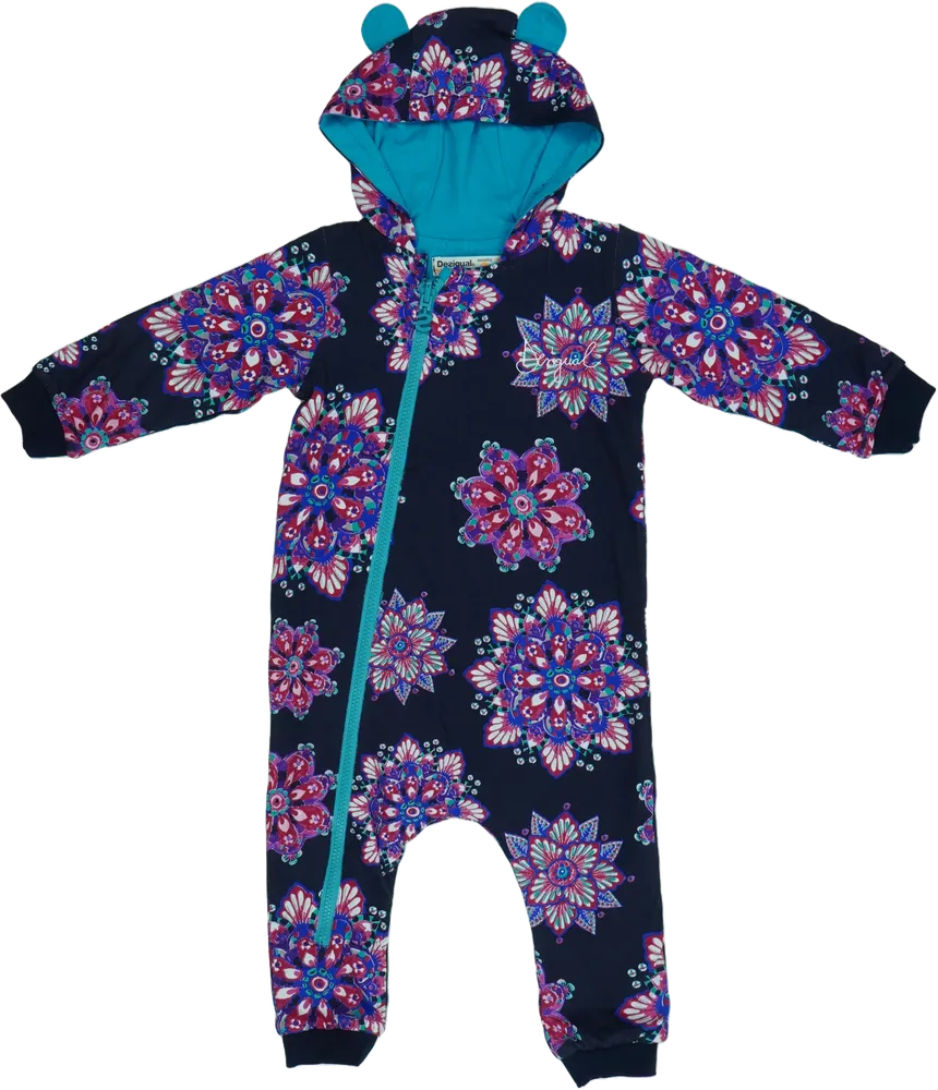 Kék Desigual Hosszú ujjú rugdalózó EU 86 / UK 12-18 hónap / US 18 hónap