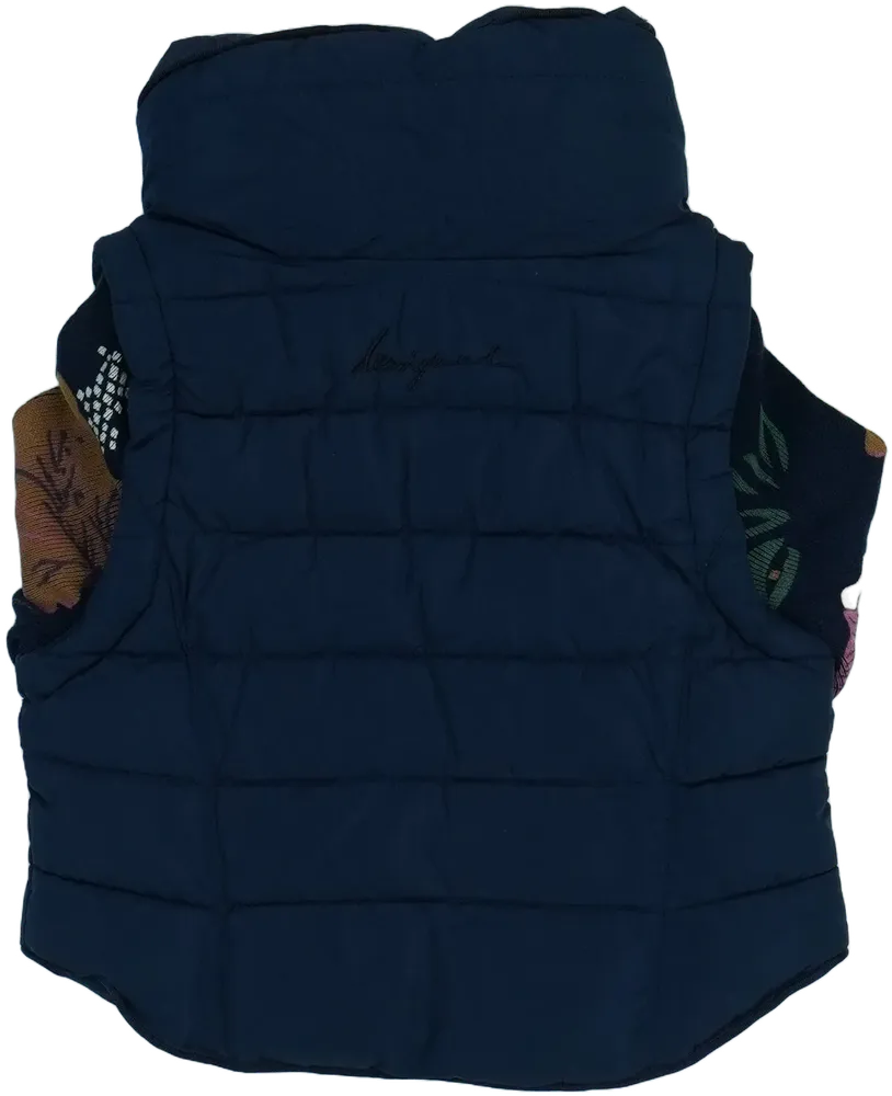 Kék Desigual Mellény EU 104 / UK 4 év / US 4T/XS