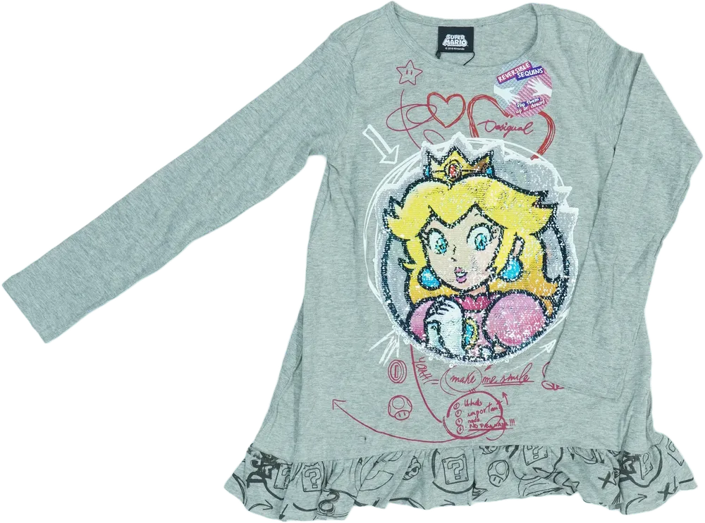 Szürke Desigual Hosszú ujjú felső EU 128 / UK 8 év / US 8 év/M