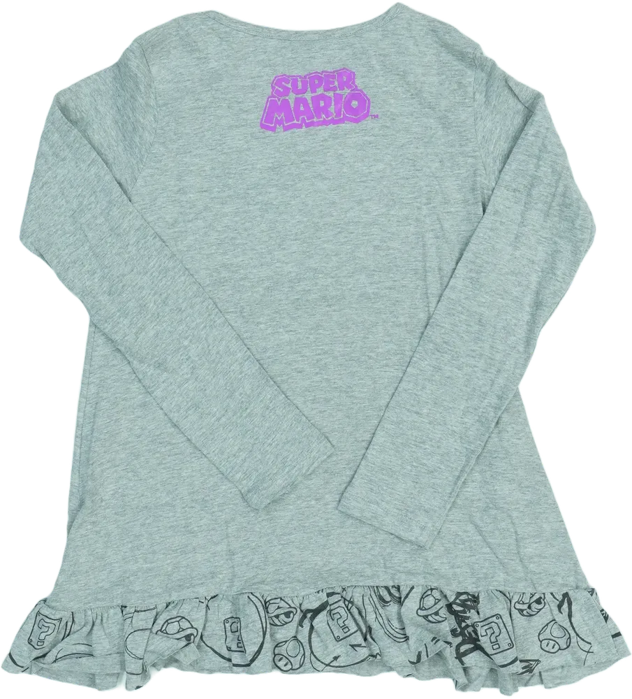 Szürke Desigual Hosszú ujjú felső EU 128 / UK 8 év / US 8 év/M