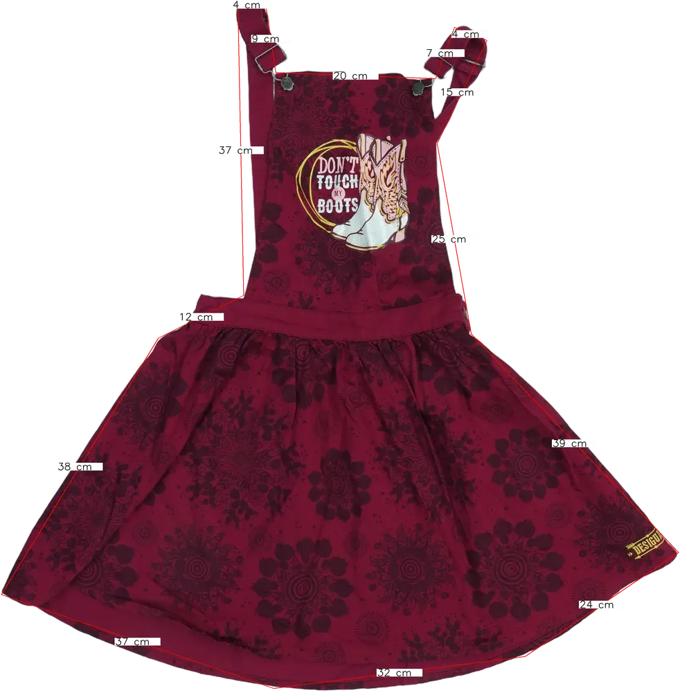 Rózsaszín Desigual Kantáros szoknya EU 164 / UK 14 év / US 14 év/XL