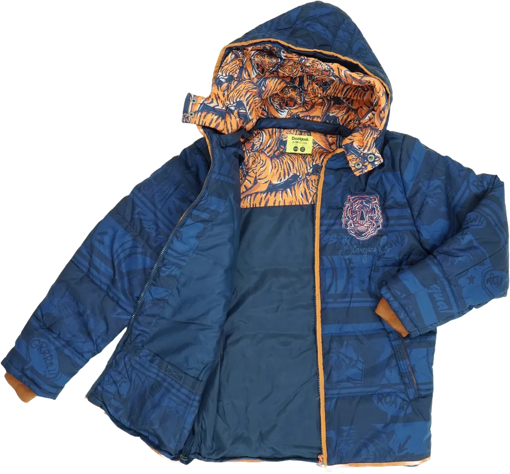 Kék Desigual Télikabát EU 164 / UK 14 év / US 14 év/XL