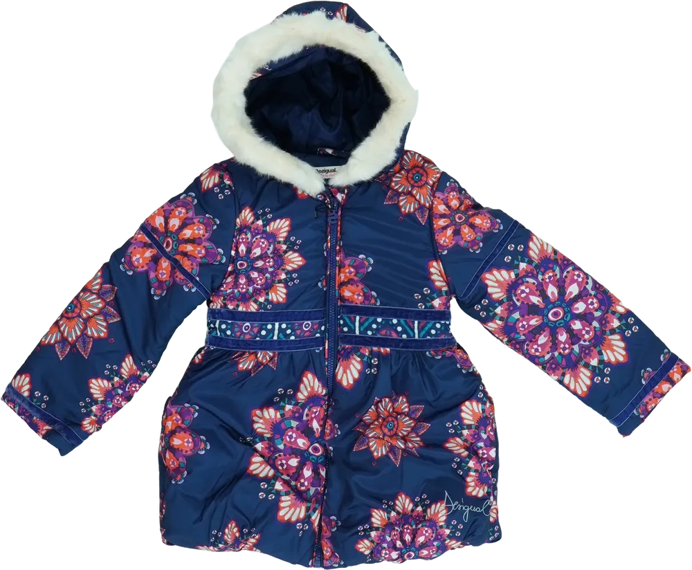 Kék Desigual Télikabát EU 128 / UK 8 év / US 8 év/M