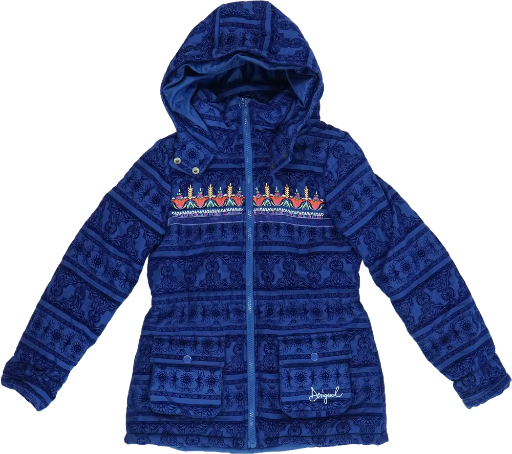 Kék Desigual Télikabát EU 128 / UK 8 év / US 8 év/M